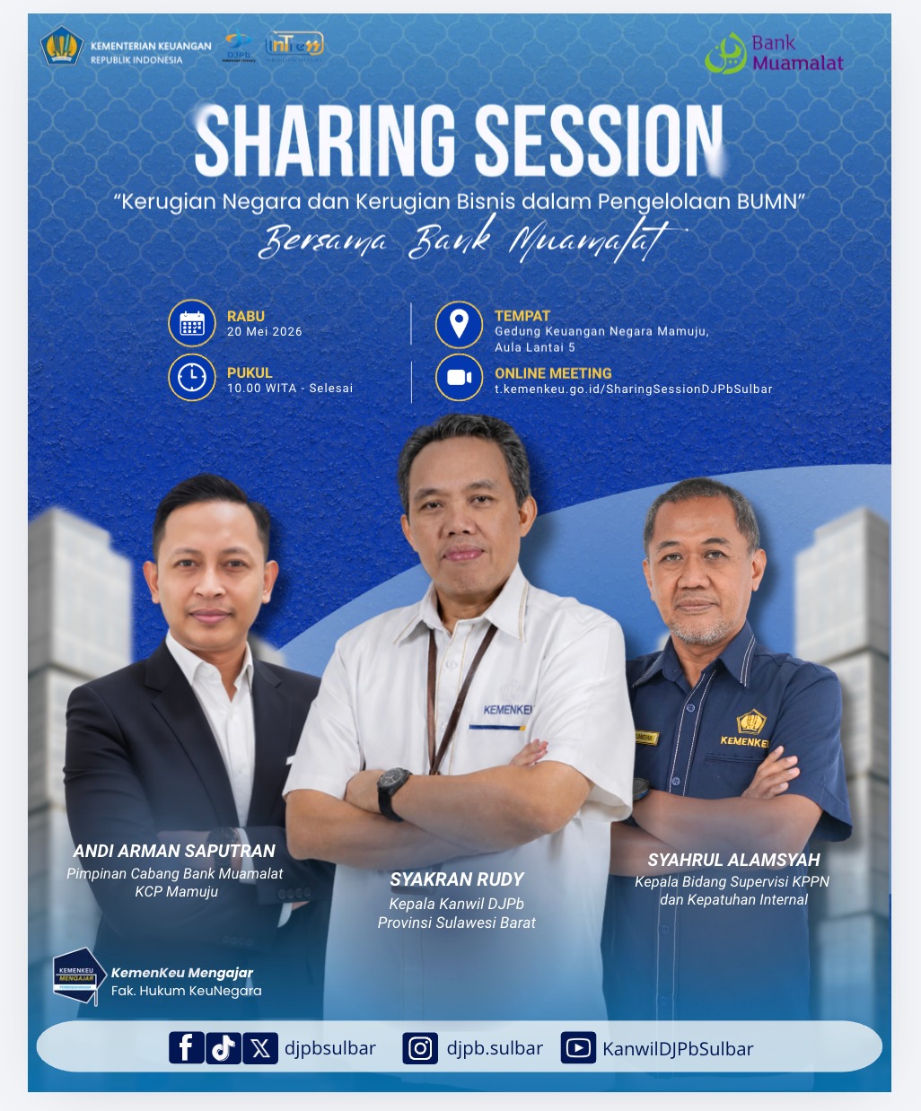 Sharing Session "Kerugian Negara dan Kerugian Bisnis dalam Pengelolaan BUMN"